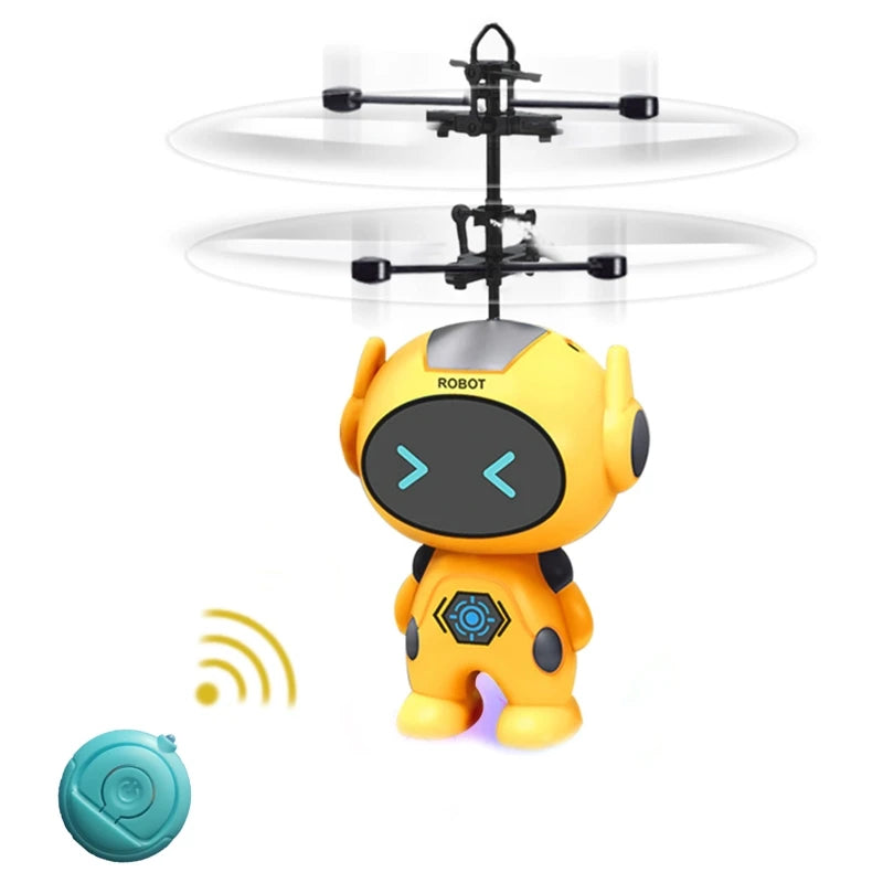 2025 New Flying Toys Ball Drones Robot Toys Induction Built-in LED Light Helicopter Mini Drone Games Toys for Kids Boys Girls