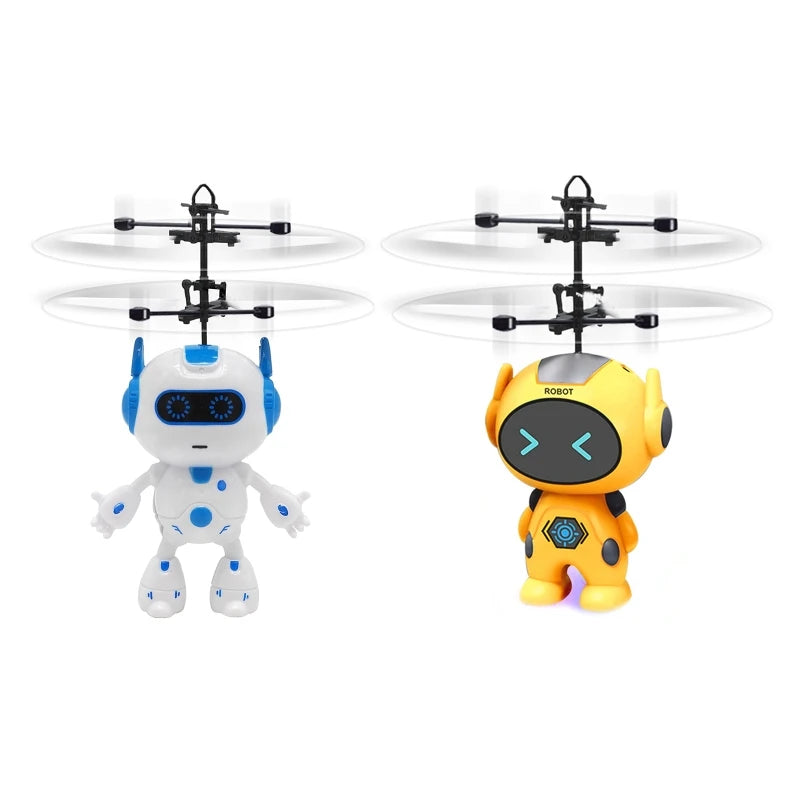 2025 New Flying Toys Ball Drones Robot Toys Induction Built-in LED Light Helicopter Mini Drone Games Toys for Kids Boys Girls