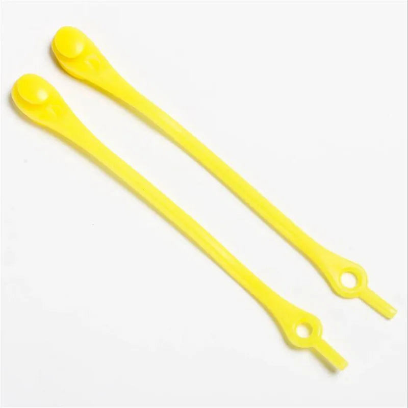 12pcs Portable Round Elastic No Tie Shoelace Silicone Laces For Men Women All Sneakers Fit Strap Lazy Shoe Lace Strings