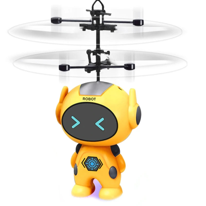 2025 New Flying Toys Ball Drones Robot Toys Induction Built-in LED Light Helicopter Mini Drone Games Toys for Kids Boys Girls